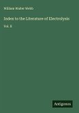 Index to the Literature of Electrolysis Index to the Literature of Electrolysis