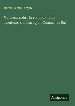 Cover Memoria sobre la reduccion de monteses del Isarog en Camarines Sur