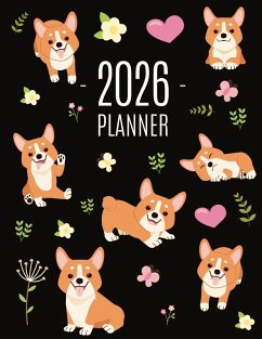 Corgi Planner 2026 - Press, Happy Oak Tree Corgi Planner 2026 - Press, Happy Oak Tree