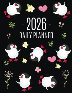 Penguin Daily Planner 2026 - Press, Pimpom Pretty Penguin Daily Planner 2026 - Press, Pimpom Pretty