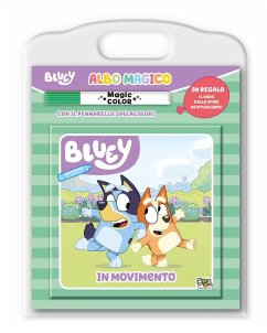 Cover In movimento. Albo magico. Bluey