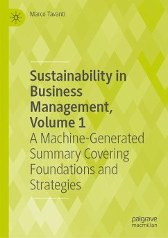 Cover Sustainability in Business Management, Volume 1 (eBook, PDF)