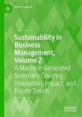 Sustainability in Business Management, Volume 2 (eBook, PDF)