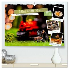Mini trifft Maxi - Wenn Kleine groß rauskommen (hochwertiger Premium Wandkalender 2026 DIN A2 quer), Kunstdruck in Hochglanz