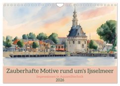 Cover Zauberhafte Motive rund um's Ijsselmeer (Wandkalender 2026 DIN A4 quer), CALVENDO Monatskalender