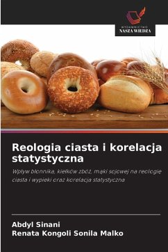 Cover Reologia ciasta i korelacja statystyczna