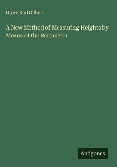 Cover A New Method of Measuring Heights by Means of the Barometer