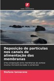 Deposição de partículas nos canais de alimentação das membranas
