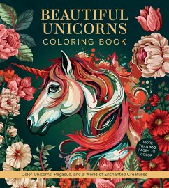 Cover Beautiful Unicorns Coloring Book