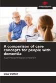 A comparison of care concepts for people with dementia