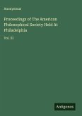 Proceedings of The American Philosophical Society Held At Philadelphia