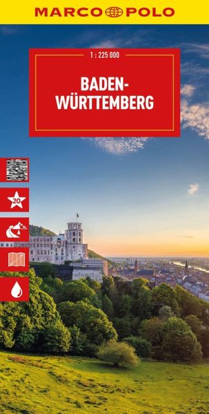 MARCO POLO Reisekarte Deutschland 11 Baden-Württemberg 1:225.000 MARCO POLO Reisekarte Deutschland 11 Baden-Württemberg 1:225.000