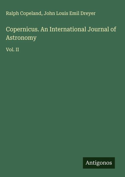 Copernicus. An International Journal of Astronomy Copernicus. An International Journal of Astronomy