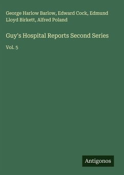 Cover Guy's Hospital Reports Second Series