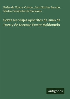 Cover Sobre los viajes apócrifos de Juan de Fuca y de Lorenzo Ferrer Maldonado