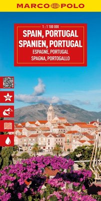 Cover MARCO POLO Reisekarte Spanien, Portugal 1:1 Mio.