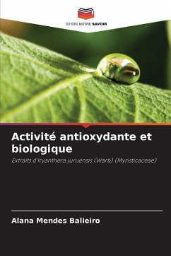 Cover Activité antioxydante et biologique