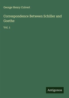 Cover Correspondence Between Schiller and Goethe