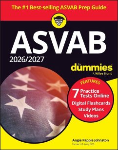 Cover 2026/2027 ASVAB for Dummies (+ 7 Practice Tests, Flashcards, & Videos Online)