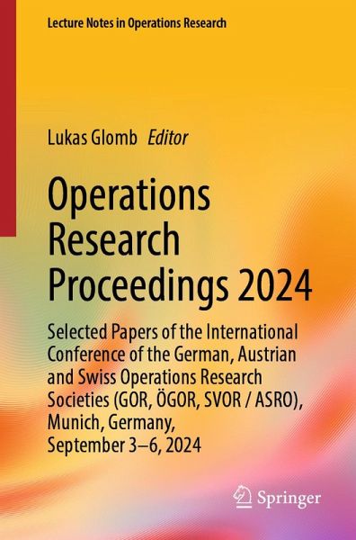 Operations Research Proceedings 2024 (eBook, PDF)