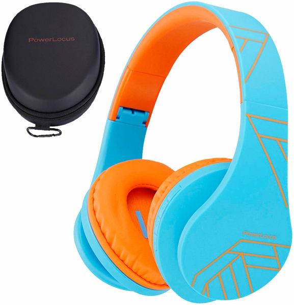 PowerLocus P2 Kids Kinder- Kopfhörer blau/orange