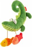 Sigikid 43508 - Baby Aktiv-Anhänger Krokodil, PlayQ, Plüsch, 16 cm Sigikid 43508 - Baby Aktiv-Anhänger Krokodil, PlayQ, Plüsch, 16 cm