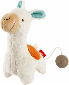 Cover Sigikid 43451 - Mini Spieluhr Lama (Melodie mit vier Wiegenliedern), 16 cm
