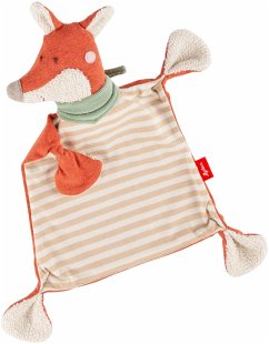 Cover Sigikid 31018 - Schnuffeltuch Fuchs, beige gestreift, Baumwolle, 20x4x26cm