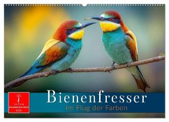 Cover Bienenfresser - im Flug der Farben (Wandkalender 2026 DIN A2 quer), CALVENDO Monatskalender