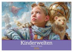 Cover Kinderwelten - Realität trifft Traum (Wandkalender 2026 DIN A2 quer), CALVENDO Monatskalender
