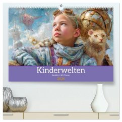 Kinderwelten - Realität trifft Traum (hochwertiger Premium Wandkalender 2026 DIN A2 quer), Kunstdruck in Hochglanz Kinderwelten - Realität trifft Traum (hochwertiger Premium Wandkalender 2026 DIN A2 quer), Kunstdruck in Hochglanz