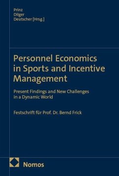 Cover Personnel Economics in Sports and Incentive Management