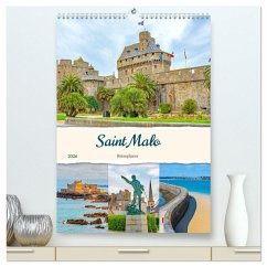 Saint Malo - Reiseplaner (hochwertiger Premium Wandkalender 2026 DIN A2 hoch), Kunstdruck in Hochglanz Saint Malo - Reiseplaner (hochwertiger Premium Wandkalender 2026 DIN A2 hoch), Kunstdruck in Hochglanz