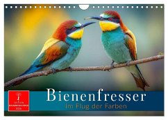 Cover Bienenfresser - im Flug der Farben (Wandkalender 2026 DIN A4 quer), CALVENDO Monatskalender