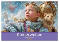 Cover Kinderwelten - Realität trifft Traum (Tischkalender 2026 DIN A5 quer), CALVENDO Monatskalender