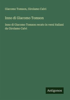Inno di Giacomo Tomson - Tomson, Giacomo; Calvi, Girolamo