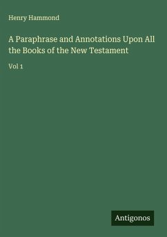 Cover A Paraphrase and Annotations Upon All the Books of the New Testament