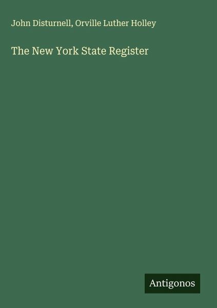 The New York State Register The New York State Register