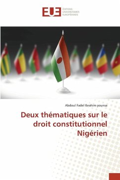 Cover Deux thématiques sur le droit constitutionnel Nigérien