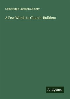 Cover A Few Words to Church-Builders