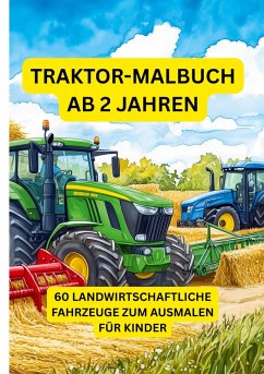 Cover Traktor-Malbuch ab 2 Jahren