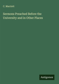 Cover Sermons Preached Before the University and in Other Places