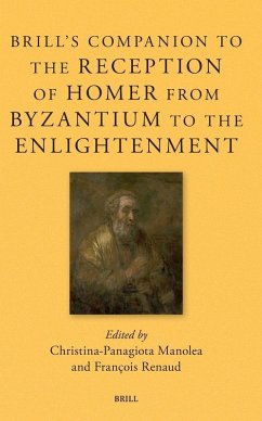 Cover Brill's Companion to the Reception of Homer from Byzantium to the Enlightenment