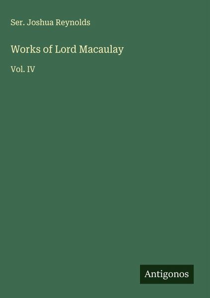 Works of Lord Macaulay Works of Lord Macaulay