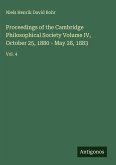 Proceedings of the Cambridge Philosophical Society Volume IV, October 25, 1880 - May 28, 1883