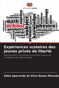 Cover Expériences scolaires des jeunes privés de liberté