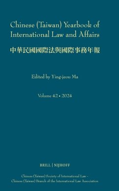 Cover Chinese (Taiwan) Yearbook of International Law and Affairs, Volume 42 (2024)