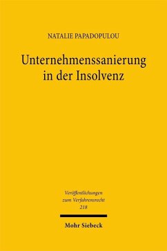 Unternehmenssanierung in der Insolvenz (eBook, PDF) - Papadopulou, Natalie Unternehmenssanierung in der Insolvenz (eBook, PDF) - Papadopulou, Natalie