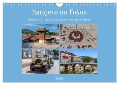 Cover Sarajevo im Fokus (Wandkalender 2026 DIN A4 quer), CALVENDO Monatskalender