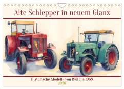 Cover Alte Schlepper in neuem Glanz (Wandkalender 2026 DIN A4 quer), CALVENDO Monatskalender